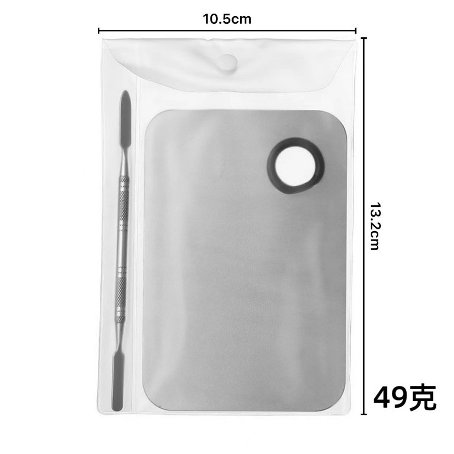 Paleta de acero inoxidable Paleta de maquillaje Paleta de maquillaje Paleta de maquillaje Paleta de maquillaje