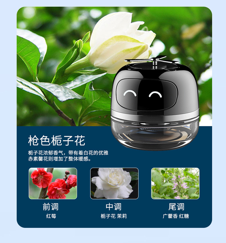 Car perfume solar fragrance holder car essential oil fragrance center console fragrance air freshener ornaments