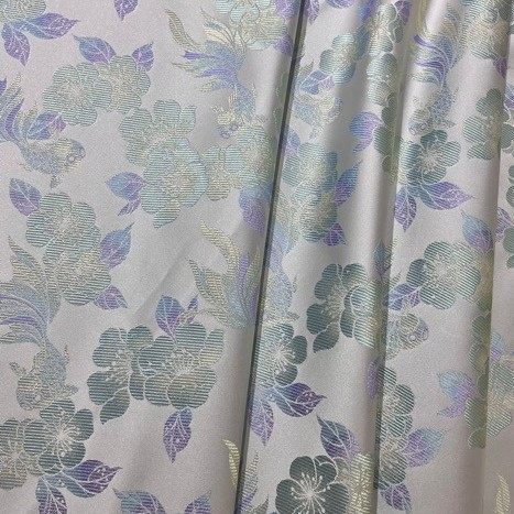 Goldfish Camellia Pattern Horse Face Skirt Fabric New Chinese Children's New Year's Wear Vest Buckle Cheongsam Bag Fabric