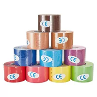 Kinesiologytape профессиональный пластырь для мышц Физиотерапия Спортивные ленты для внутримышечных эффектов наклейки для коленей бинты оптом