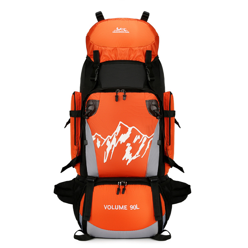 Wandern Bergsteigen Tasche 90L Große Kapazität Outdoor Anti Spritzwasser Camping Rucksack Buchung_voghion.com