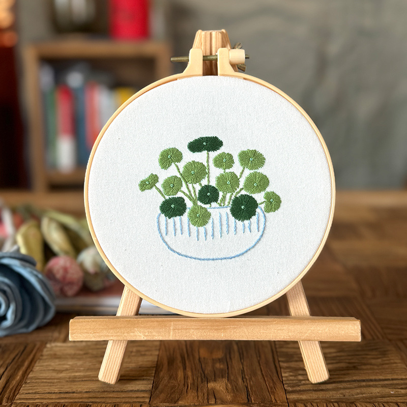 Bordado hecho a mano DIY material paquete niños estudiante de punto de cruz tridimensional de tela Europea bordado creativo colgando pintura