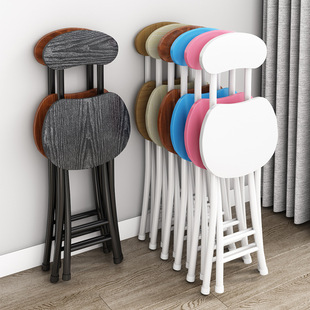 Folding Chair Portable Home Dining Chair Stool Back Chair Training Chair Student Dormitory Chair Simple Computer Chair Multi-Color