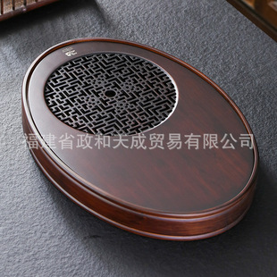 Tea set household small tea tray water storage small Mini small size bamboo simple dry tea table dual-purpose tea table