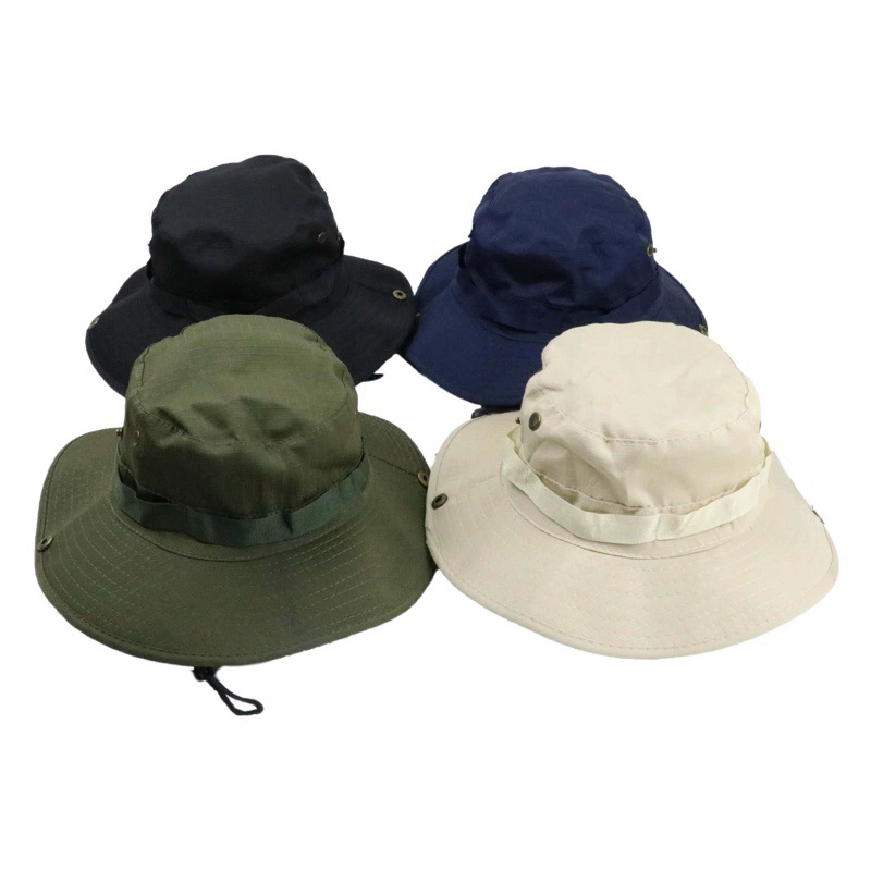 Шляпа рыбака мужская летняя шляпа от солнца на открытом воздухе Солнцезащитная шляпа для альпинизма мужская повседневная монохромная