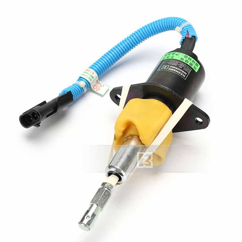 Excavadora interruptor de apagado válvula solenoide motor exterior Carter Hyundai Hitachi Komatsu Kubota Hitachi accesorios