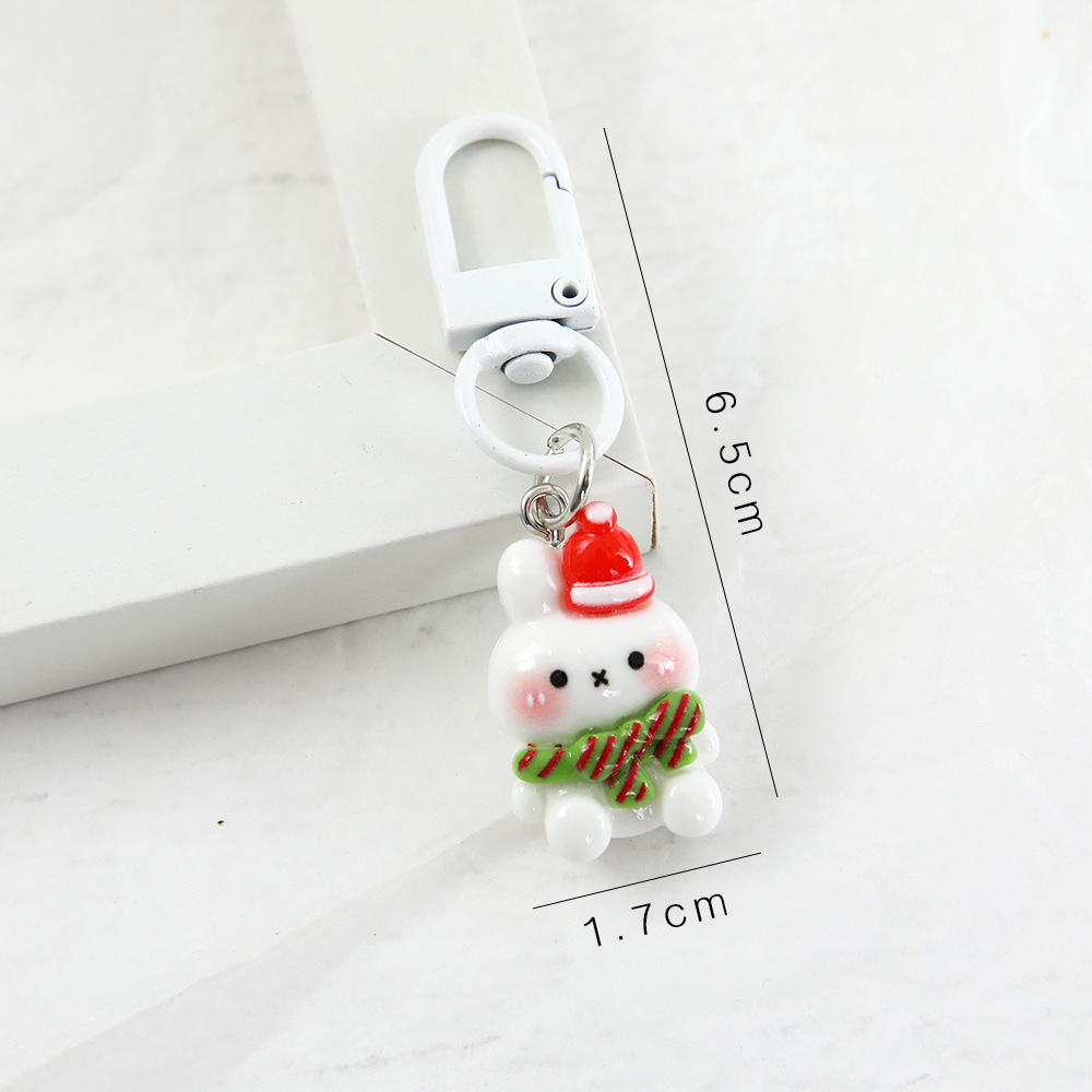 크리스마스 토끼 키링/토끼 머플러