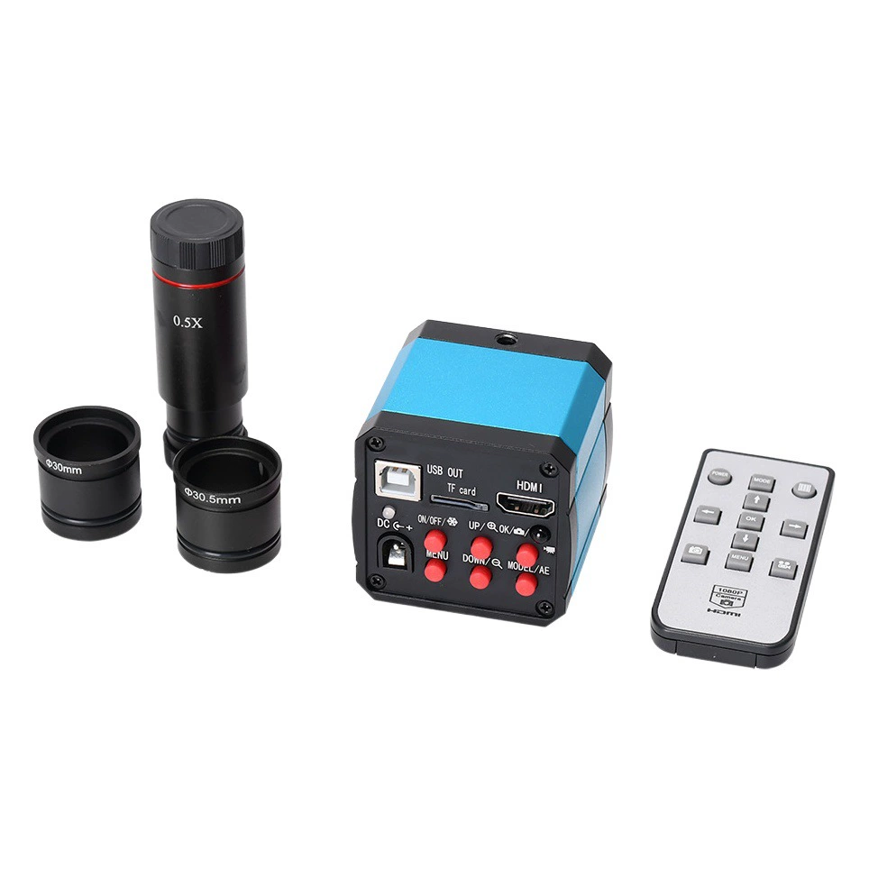 HD 14 миллионов промышленная камера электронный микроскоп 0,5x электронный окуляр камера мобильный телефон ремонт увеличительное стекло