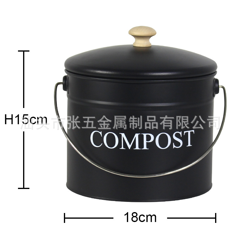 Source Factory Kitchen Waste Trash Amazon compost Fermented Fertilizer Barrel Galvanized Steel American Country