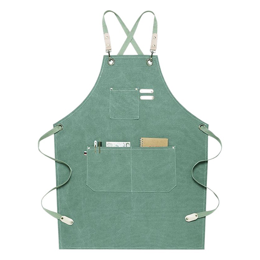 Delantal de lona para fabricante, tienda de té con leche, barista, ropa de trabajo para hombres y mujeres, delantal para salón de belleza