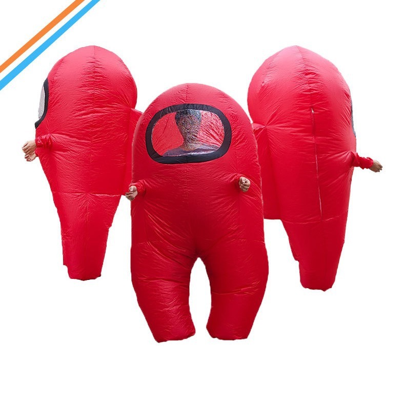 宇宙飛行士狼人殺among usアニメ空気入れ服装漫画人形服宇宙飛行士紅人空気入れ服|undefined