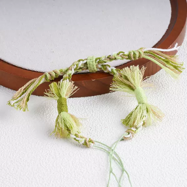 Xizang-Style Handmade Red String Bracelet, DIY Beaded Semi-Finished Bracelet for Couples, Ethnic Style Jewelry for the Year of Birth