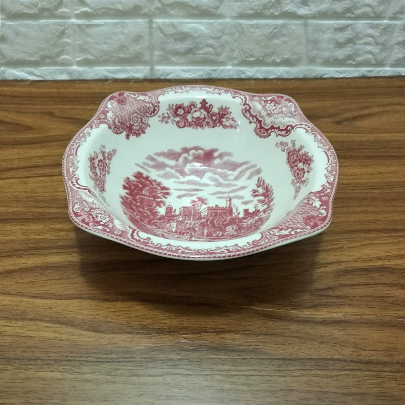 Последний заказ Wedgwood Red Castle серии модные западные блюда европейские тарелки для супа тарелки чаши и блюдца