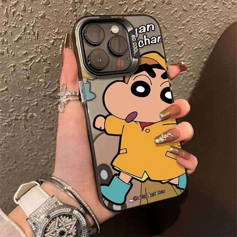 Cute Xiaoxin Adecuado para Apple 16Promax Funda para teléfono móvil Carcasa de gas personalizada iPhone15/14/13 Europa y América 12