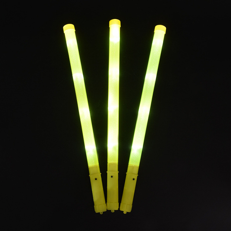 Estrellas de pentacos amarillos palos de apoyo estrella fluorescente palos de concierto accesorios para niños espectáculo brillante toque de pelo bandas