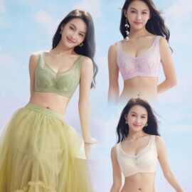 背心式抹胸全罩杯超薄内衣聚拢罩收副乳防下垂软钢圈调整型胸罩