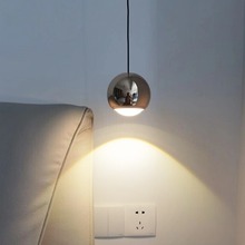 卧室床头小吊灯创意现代简约可升降客厅电视背景墙极简吧台长线灯