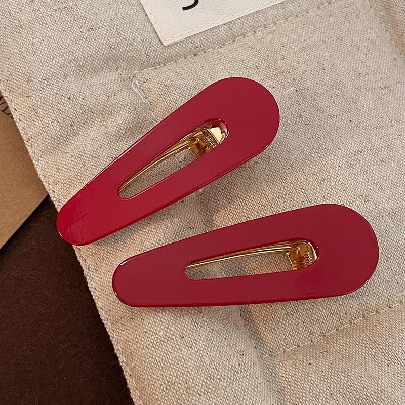 Anchor Clip de cabello de arco de sangrado para mujeres Otoño Invierno Clip lateral Frente Frente Clip BBB Clip de cabello de alta calidad