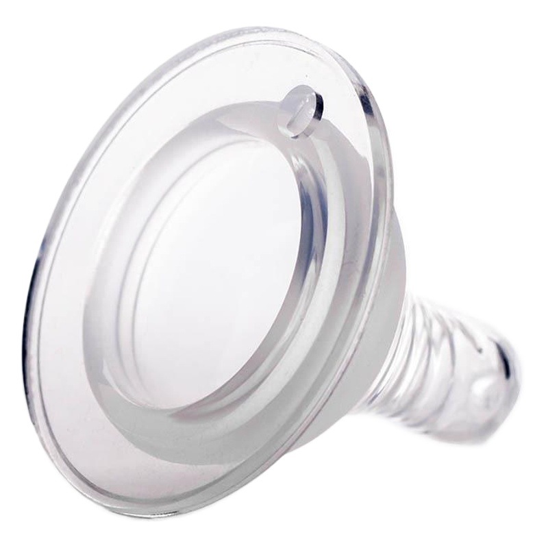 Wide-caliber frosted pacifier can be equipped with various wide-mouth baby pacifier breast milk solid silicone spiral pacifier