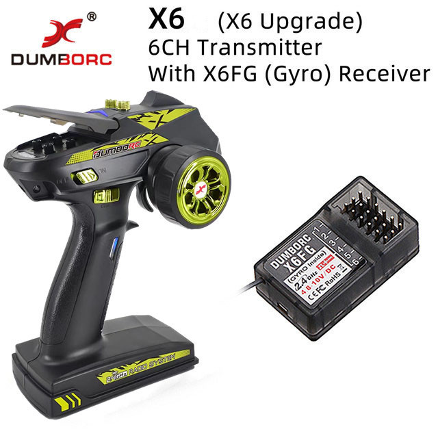 Dumborc Dumbo X6 control de la pistola de control remoto de recepción 2,4g coche modelo de nave modelo de tanque diferencial de Control Híbrido giroscopio