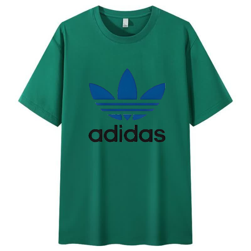 Casual Trendy Men's Short-Sleeve T-Shirt New Versatile Base Shirt Men's Summer Wholesale Breathable Cross-Border Casual Trendy Men's Short-Sleeve T-Shirt New Versatile Base Shirt Men's Summer Wholesale Breathable Cross-Border