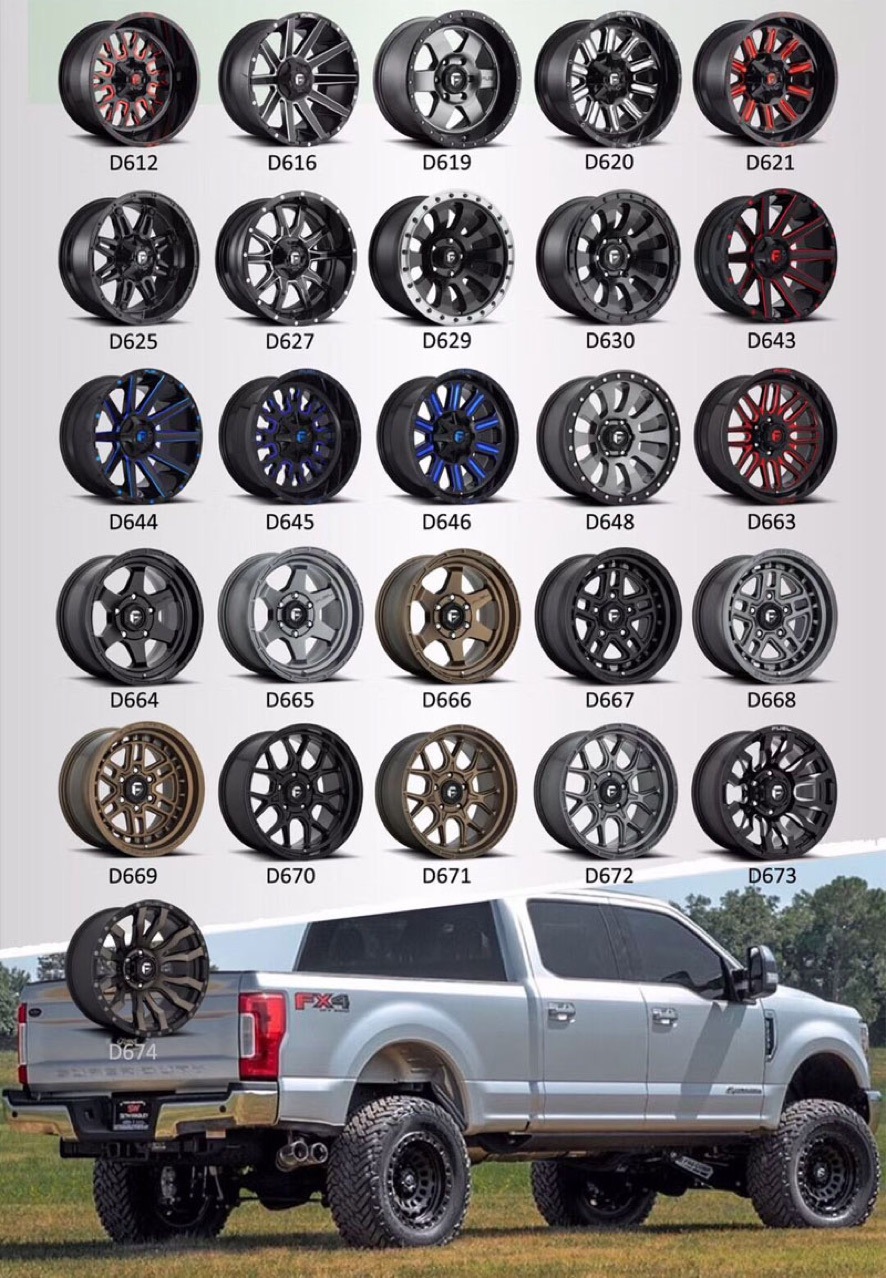17 inch FUEL off-road wheel Wrangler cool Road Ze Tantu FJ Raptor Prado road patrol tank 300 modification