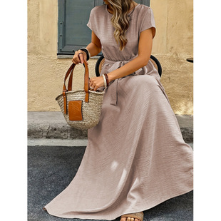 W 33061 Bow Belt Dress �����Y�����B��ȹ�羳���uͨ