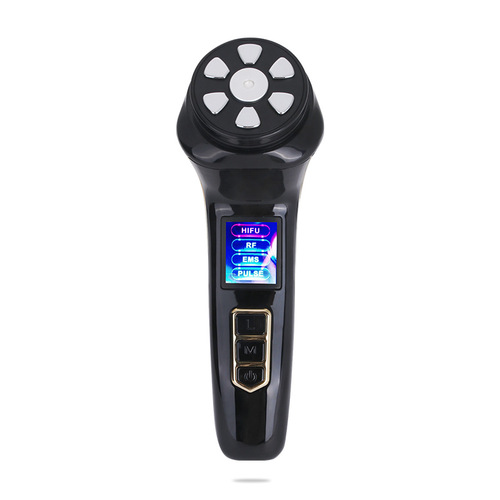 Four-in-one hifu household handheld small mini ultrasonic scalpel RF instrument facial anti-aging lifting firming beauty instrument