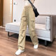 Thin American Style Overalls Women's Summer Short-legged Climber Pants Casual Loose Wide-leg Quick-drying Sports Pants