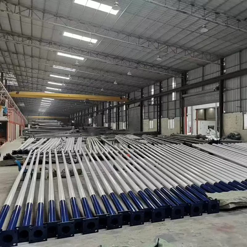 路易恒升市电路灯杆双臂强光新农村led6米8户外太阳能灯