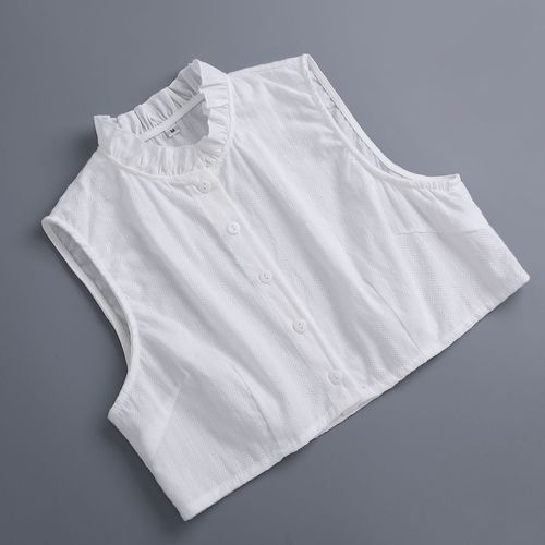 Autumn and winter new hemp fake collar, women's shirt collar, fashionable fake collar, lotus leaf collar, fake collar