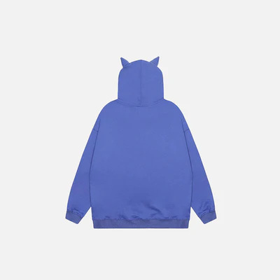 Men's Hoodie Personalized Street Style Pullover With Embroidery_voghion.com