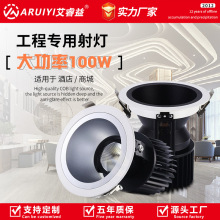 LEDխ߅��ѣǶ��ʽ���{�Ƕ��������100W50w60W���̾Ƶ�cob���