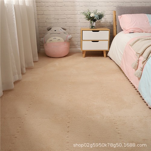 Nueva alfombra de empalme de peluche, bloque de empalme, alfombra para bebés, alfombra para mascotas, alfombra para dormitorios, alfombra de peluche desmontable, alfombra de peluche