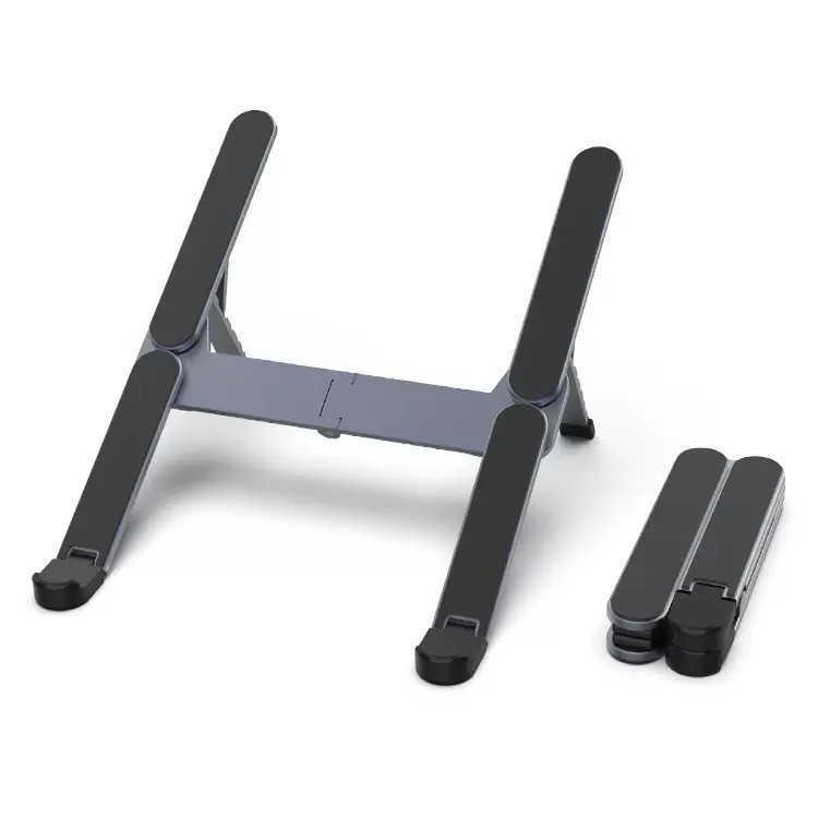 Cross-Border New Aluminum Alloy Notebook Mobile Phone Tablet Holder Office Folding Magnetic Heat Dissipation Multi-Function Support