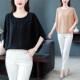 Casual Cotton and Linen Short-sleeved T-shirt Women's Summer 2024 New Loose Belly Covering Short Top Fashion Bat Shirt