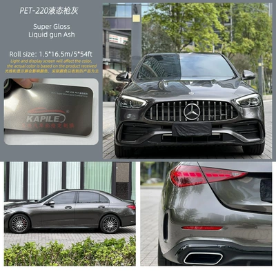 Auto Color Change Film – Liquid Metal Body Color-Changing Film - liquid-gun-ash-15217m