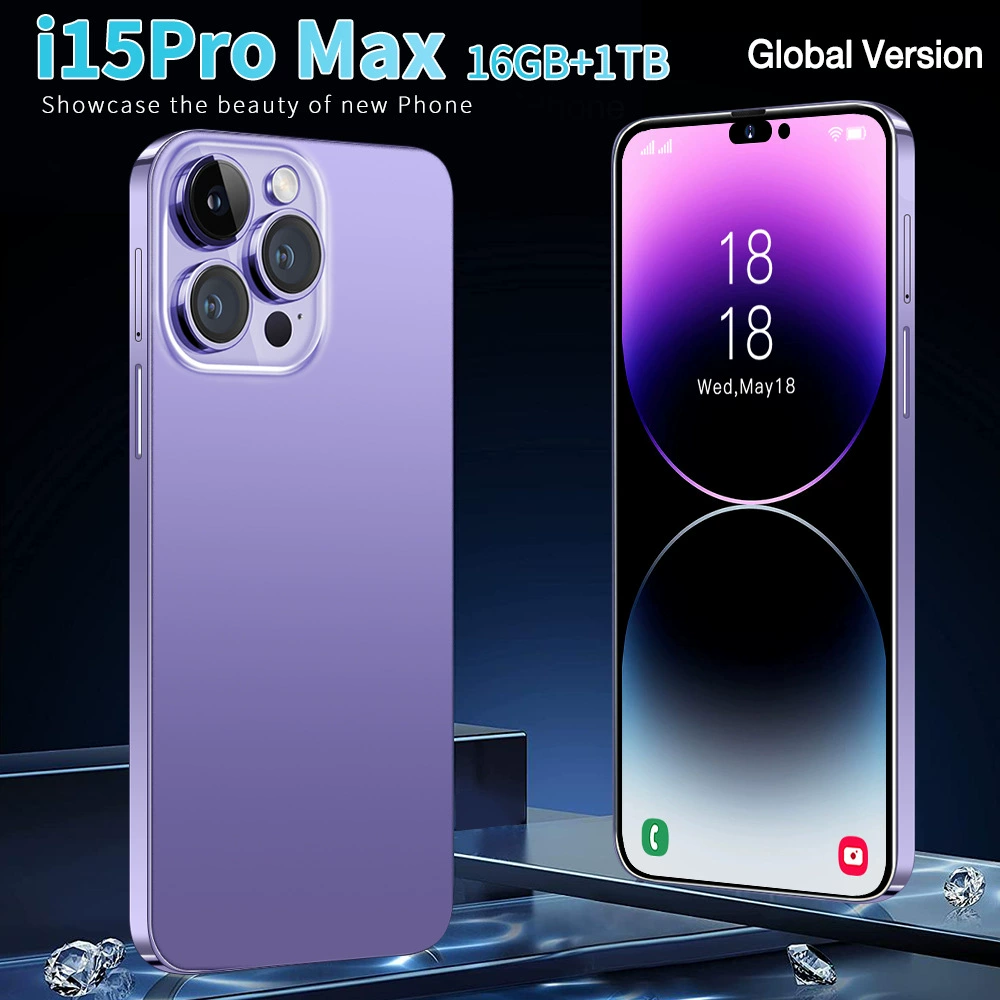 (Кросс-граничная торговля), смартфон, intel core i15, 15промакс, 4G, (Физика), Android 2, 6.3 дюйма