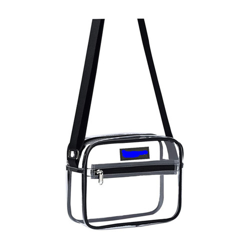 PVC transparent beam crossbody bag portable travel wallet cosmetics storage box Amazon new