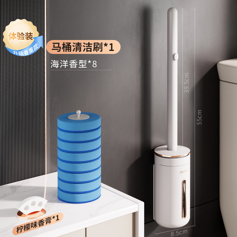 使い捨てトイレブラシ 家庭用 死角なし トイレ掃除ブラシ 新型神器 壁掛け式 クリーニング 交換用ブラシヘッド|undefined