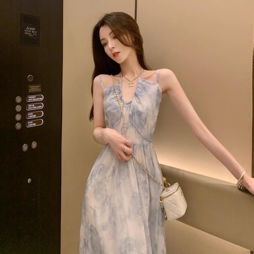 【High-Quality Four-Way Stretch Dress】2025 Summer Elegant Fashion High-End Sense Simple French Minority Skirt