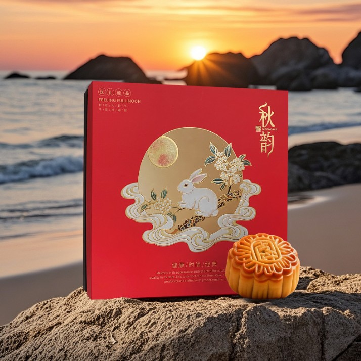 2025新款中秋月饼天地盖包装礼盒精致高级感酒店月饼礼品盒空盒子