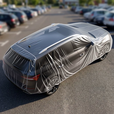 Dust-Proof, Rain-Proof, Transparent Car Cover for | Car clothing