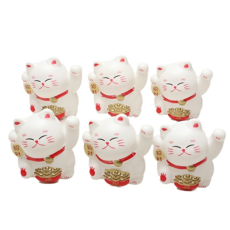 Huaxi Año Nuevo accesorios de barril para atraer la fortuna gatos paso a paso alto accesorios materiales de embalaje de flores flores colgantes de fortuna