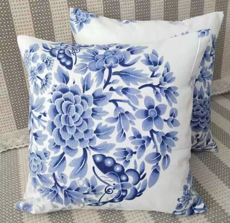 Cotton pillow, pillowcase, square sofa for bed, increased thickness