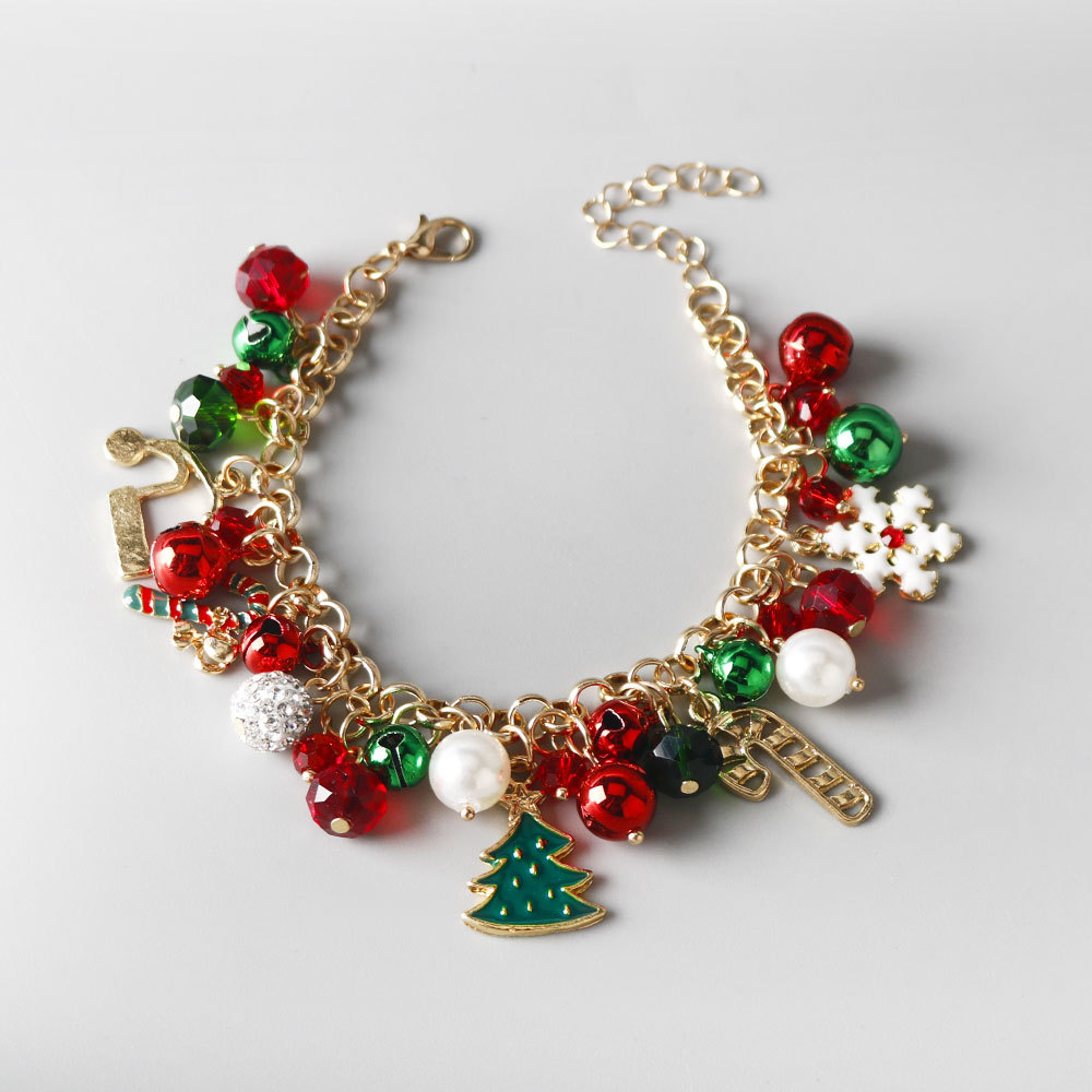 1 Piece Quantity Simple Style Classic Style Christmas Tree Alloy Chain & Link Bracelets Christmas Wholesale