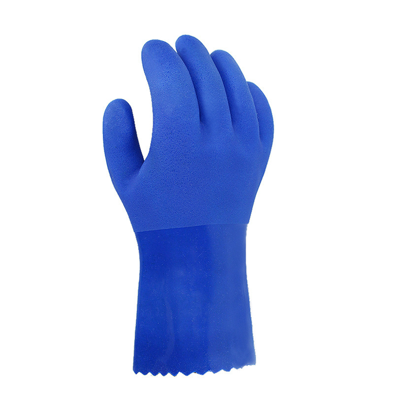 海太尔 10-224 PVC防化手套 针织棉衬里 直筒袖口26厘米手套