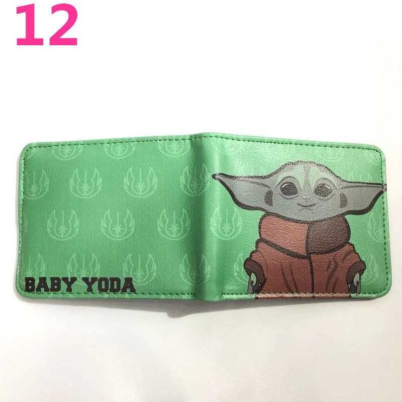 Baby Yoda maestro corto billetera Star Wars estudiante Monedero