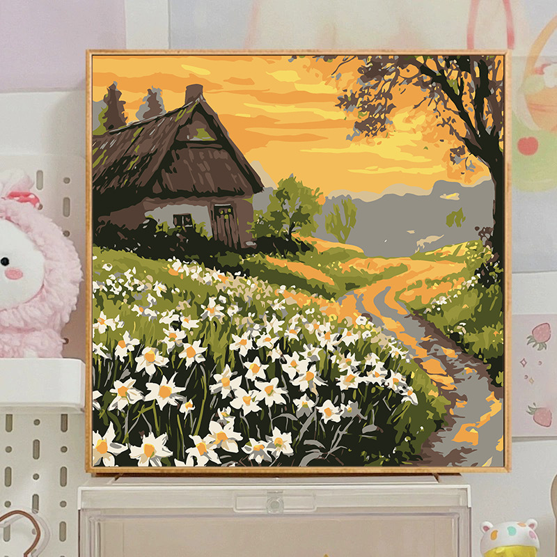 蝶デジタル油絵 diy 着色油絵子供の手描き蝶装飾絵画装飾品メーカー卸売|undefined
