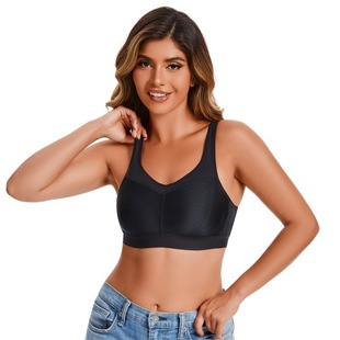 European and American Cross-Border Prosthetic Breast Surgery Sports Bra for Women Push-Up Shock-Proof Large Size Fitness Yoga Bra